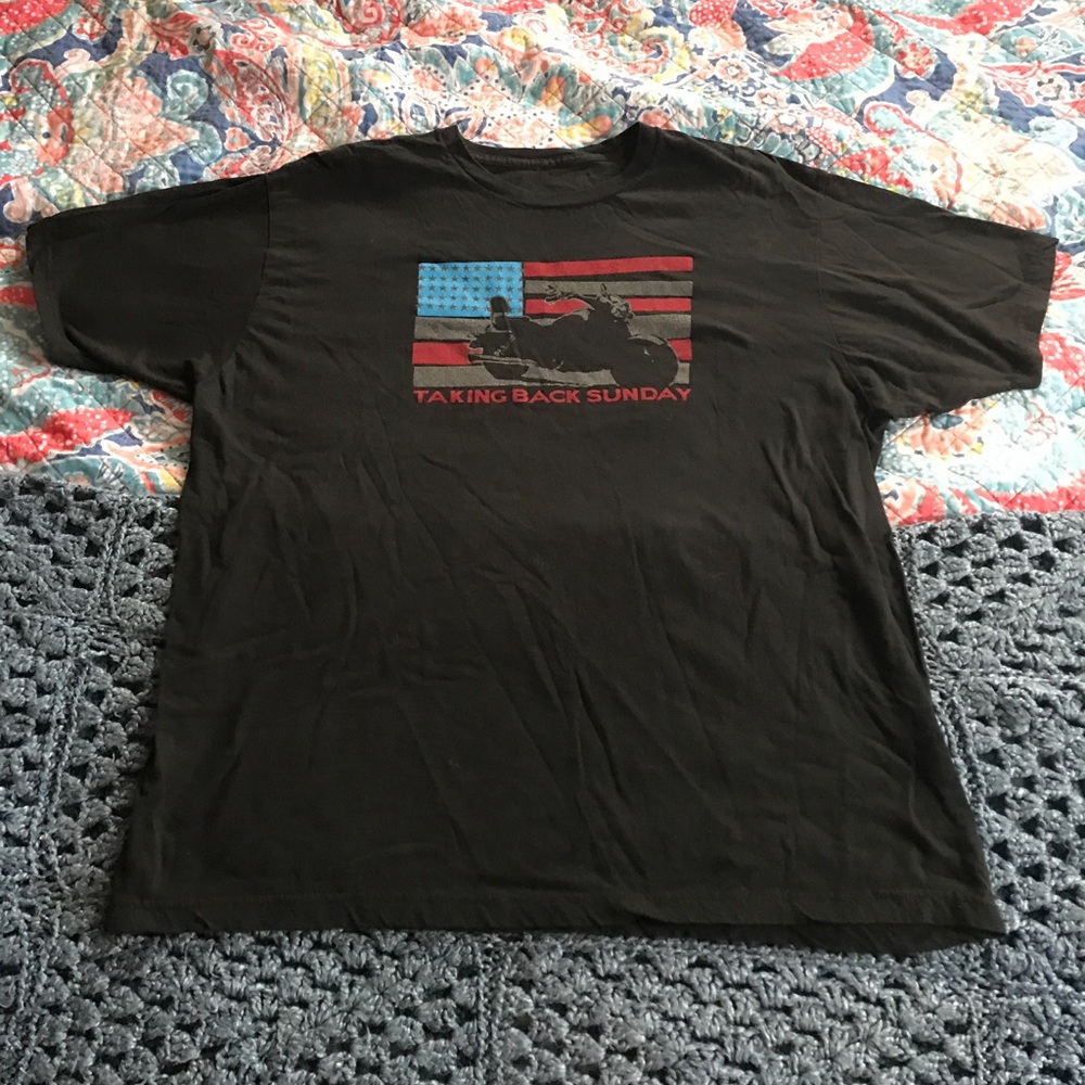 SOLD- TAKING BACK SUNDAY TBS SHIRT 09-10 TOUR EMO